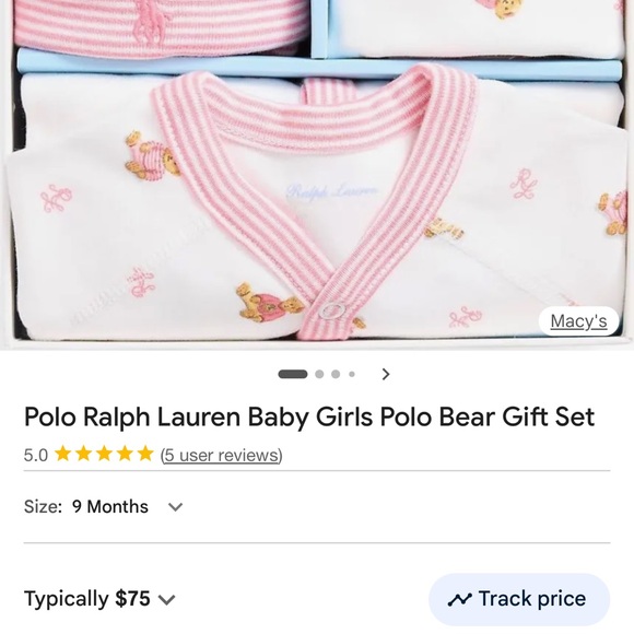 Ralph Lauren infant gift set New - Picture 2 of 8